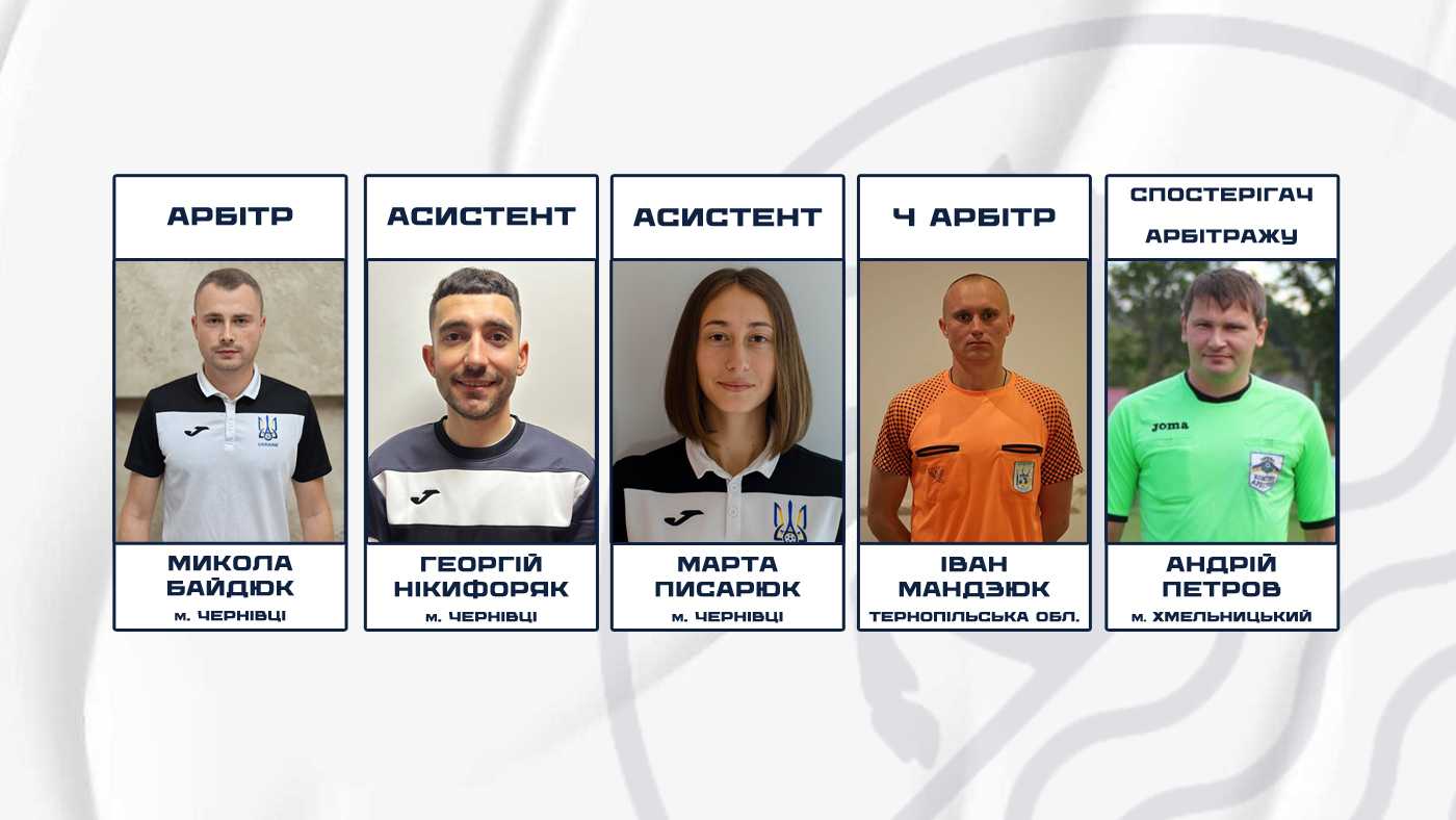 "Дністер" – "Фенікс": призначено бригаду арбітрів